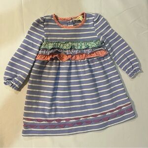 Matilda Jane Blue Striped Kids Dress
